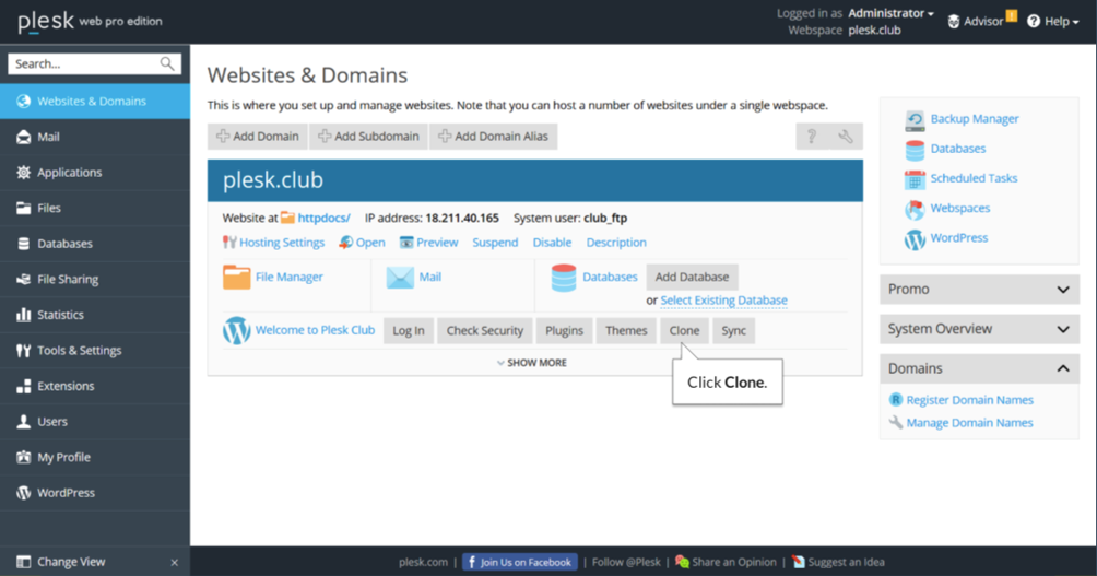 wordpress toolkit 4 - staging and clonging