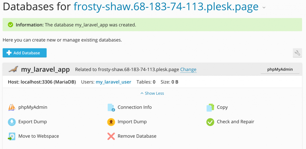 Configure Your Laravel Application​